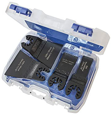 Faithfull Juego de cuchillas multiherramienta FAIMFKIT12 XMS18MTSET12-12 piezas de madera y metal