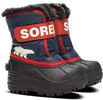 Sorel KIDS SNOW COMMANDER Schneestiefel für Unisex Kinder, Lila (Nocturnal x Sail Red) - Toddler, 22 EU