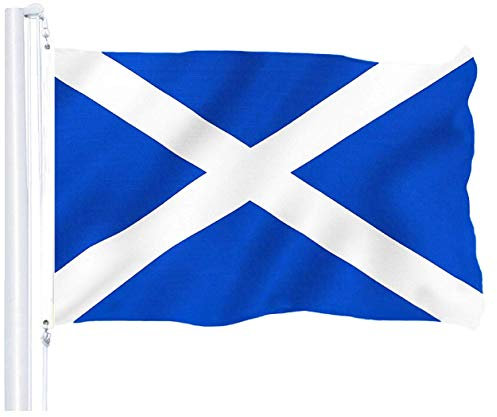 G128 schottland () Flagge | 3x5 füße | Printed 150d - Indoor/Outdoor, leuchtende Farbe, Messing tüllen, qualität Polyester, us usa Flagge, viel Dicker haltbarer als 100d 75d Polyester