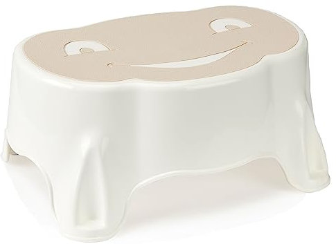 THERMOBABY - Marche Pied pour Enfant BABYSTEP - A partir de 24 Mois et Convient aux Adultes jusqu'à 150 kg - Marron Glacé - Fabriqué en France