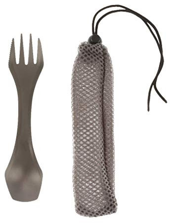 Tubayia 3 en 1 Cuillère Fourchette Couteaux Combinaisons Couverts pour Camping Pique-nique Voyage