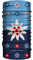 Club of Heroes Edelweiss Bandana, nahtloses Multifunktionstuch 25 x 50 cm aus weicher Mikrofaser/Halstuch Schlauchschal Schal Tuch Schlauchtuch/Berge Alpen Outdoor Blume (Blau)