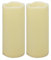 2PCS 7 Waterproof LED Flameless Timer Candles, 1000 Hours Long Battery Life/Flickering Battery Operated Electric Outdoor LED Large Pillar Candle for Outside Lantern Festival Decor etc.
