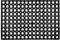 Carpido Paillasson Noir Tapis Caoutchouc - paillasson antidérapant 60x80 cm - paillasson résistant - paillasson extérieur Caoutchouc - Tapis Anti-salissures