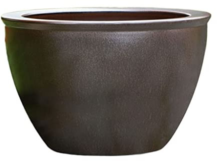 KUYWLMKMZZ Pflanztopf Keramik Innenhof Großer Zylinder Retro Topf Blumentopf Keramik Blumentopf mit Drainageloch Extra Großer Blumentopf Indoor Pflanztopf (Farbe: A, Größe: XXL)