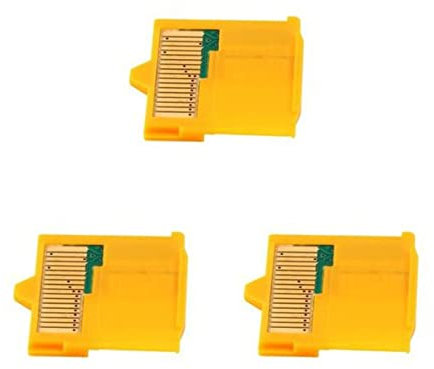 Mobestech Adaptador de Imagen 3 Piezas/a Amarillo Cámara Microsdhc Inserto para MicroSD Adaptador Masd