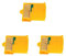 Mobestech Adattatore immagine 3 pezzi/a giallo fotocamera Microsdhc inserto per adattatore Microsd Masd