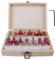 Juego de fresas profesionales de 15 piezas: fresadora YIDM para fresadora superior de 8 mm, juego de fresa superior, herramientas de carpintería con llave inglesa, fresadora para madera, con maletín