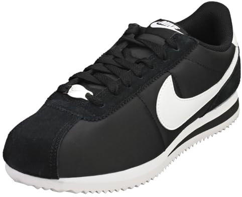 Nike Femme Cortez Sneaker, Noir/Blanc, 41 EU