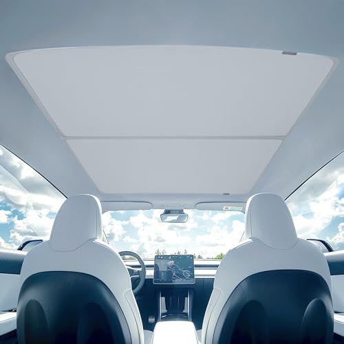 Parasol Magnético Plegable para Tesla Model Y - Magshade para Bloquear Rayos UV y Mantener Refrigeración - Accesorio para Techo de Vidrio