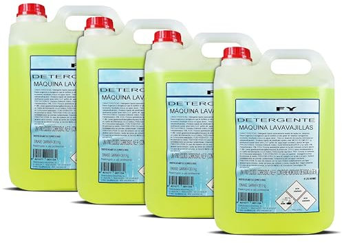 Jabón Líquido de Máquinas de Lavavajillas 20 litros | Elevado Poder Desengrasante, Máquina Industrial