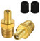 NQEUEPN 2st Adapter Luftfüller, 1/4 NPT (M) Auf Standardventil für Schrader (M) Reifenfüller Anschluss für Auto Ventiladapter für Presta Luftkompressor Tragbarer Luftschlauch Luftspannfutter