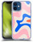 Head Case Designs Offizielle Kierkegaard Design Studio Rosa Blau Orangefarbener Strudel Abstrakte Retro Muster Softgelhülle Kompatibel Mit Apple iPhone 12 Mini Und Kompatibel Mit Magsafe Zubehör