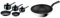 Tefal Induction Non-Stick Cookware Set, 5 Pcs - Black (G155S544) & 28cm Comfort Max Stainless Steel Non-Stick Wok, Silver