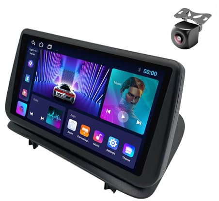 Android 13 Car Radio para Renault Clio 3 Clio 3 2005 2006 2007 2008-2014 2 DIN de Coche NAVEGACIÓN con Pantalla Táctil 9 Pulgadas Reproductor Multimedia Autoradio FM SWC Carplay (M150CP 4core 2+32G)