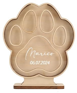 Boîte commémorative personnalisée pour animaux de compagnie Boîte commémorative pour poils d'animaux Boîte commémorative pour chien Boîte à cendres pour animaux Cadeau de sympathie pour animaux