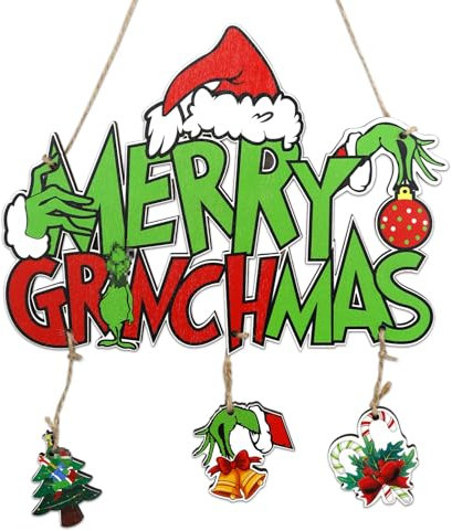 Weihnachten Türschilder Hängende Holzschilder, Türschild frohe weihnachten schilder, Weihnachten Holzschilder mit weihnachtlicher atmosphäre für Zuhause Urlaub Party