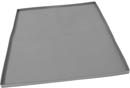 Uonlytech Tapis De Protection Silicone Pourve-linge Et Sèche-linge Antidérapant Et Aux Chocs Gris Pour Salle De Lavage