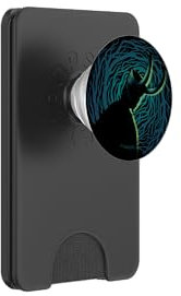 Marvel Loki Dark Silhouette PopSockets PopWallet für MagSafe