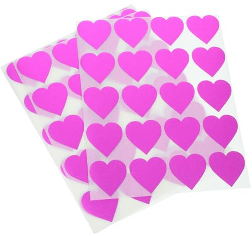 JOINPAYA Valentinstags- 20 Stück Glitzernde Herz-versiegelungsaufkleber für Karten Umschläge Handgefertigte Projekte