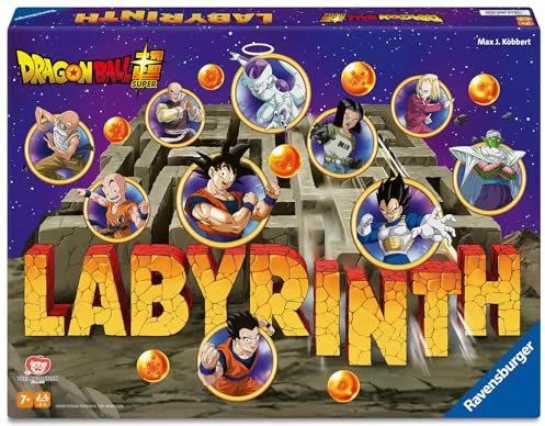 Ravensburger 24740 - Dragon Ball Super Labyrinth - Der Spieleklassiker für 2-4 Spieler ab 7 Jahren im Look der erfolgreichen Animeserie