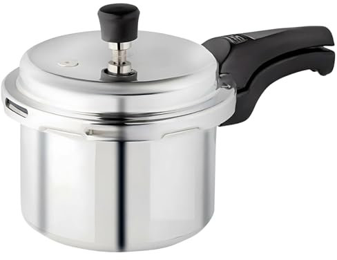 GRACE KITCHEN Cookware Pressure Cooker – Induction Pressure Cooker for Induction Hobs, 2L–12L Sizes, Safe Locking Lid, Double Handle, Multipurpose Use