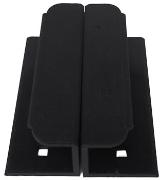 eTech4Us 2 Pack Black Replacement Door Handles Compatible with Yardmaster Outsunny Metal Sheds and Others