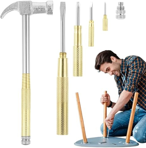 Marteau Mini | Marteau de bijoutier - Tournevis antidérapant Mazzetta outil robuste pour forger la création de bijoux travail des métaux menuiserie construction camping