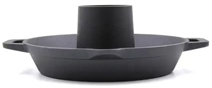 LUOFENG Wrought Iron Vertical Roaster Stand For Beer Can Chickens Turkey Poultry With Kettle Grill Oven Smokers Compatibility