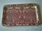 Arnold Designs Wiliam Morris Tablett aus Fiberglas, 43 x 33 cm, Braun