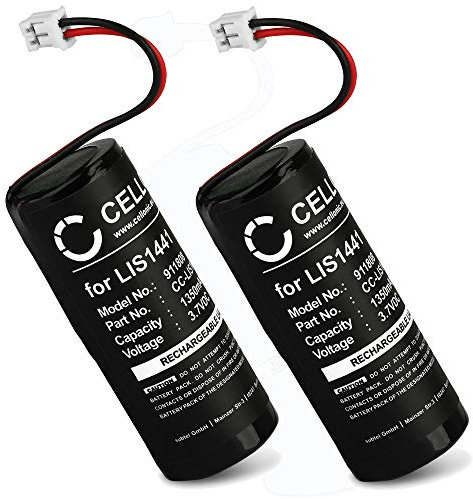 CELLONIC 2X Batería LIS1441 para Consola/Mando Compatible con Sony PS3 / PS4 Move Motion Controller, Playstation Move, LIS1441, LIP1450 1350mAh