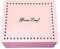 GRASSLEAF LARGE WOODEN ROLLING BOX ROLL BOX SMOKING FOR YOUR SMOKING ACCESSORIES (PINK)