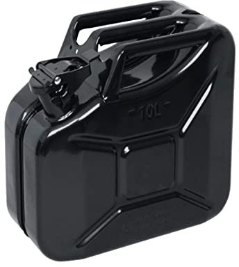 Jerrican en métal noir 10 l