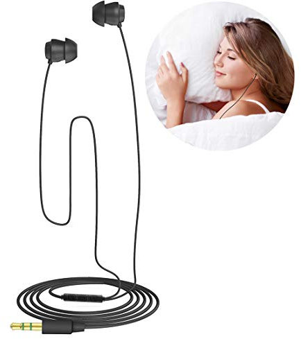 Geekria Sleep Earbuds, Noise Isolating Ear Plugs, Mini ASMR Sleeping Earphone