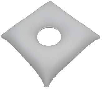 my Hamam, Massagekissen Zentrumskissen, Lochkissen Therapiekissen ca. 35x35 cm weiß aufblasbar, für nasse, ölige und trockene Behandlungen