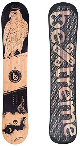 BeXtreme Snowboard für Damen und Herren Twist 2020. Snow Freeride und Freestyle aus Bambus, Pappel und Buche. Maße 152, 157 und 160 cm breit, 157cm
