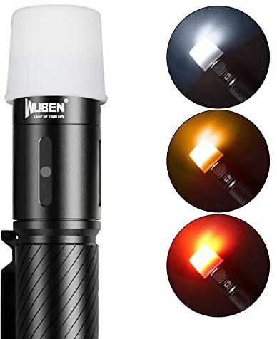 WUBEN Difusor de Linterna, Duradero, Compatible con Tapas de lámpara con un diámetro de 24,5 a 26 mm, para Linterna L50, C3, L50S, TO40R, TO46R