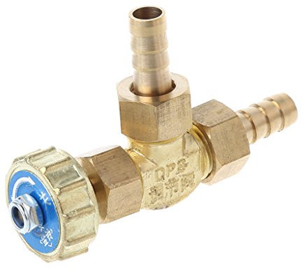 Raccordo per rubinetto, gomito, in ottone, valvola ad ago, 8 mm, propano, butano, regolatore del gas a uncino, 1 MPa