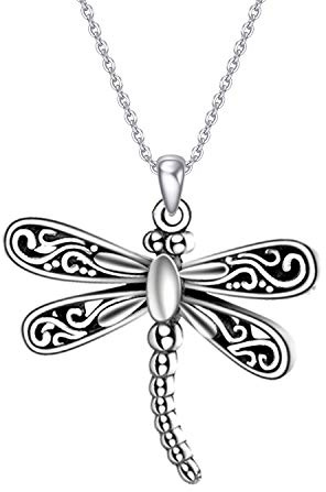 YAFEINI Tier Geschenke Sterling Silber Faultier/Panda/Fox/Pinguin/Alpaka/Kolibri/Frosch/Libellen/Fuchs/Schmetterling/Hirsch/Lama/Otter Halskette Tier Anhänger Schmuck für Frauen Geschenke