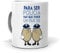 Taza Regalo Personalizado y Divertido policia. para ser policia Hay Que Tener un par de Huevos. Cerámica AAA - 350 ml.