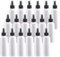 TIANZD 50 Pieces Empty 100 ml White PET Plastic Fine Mist Pump Spray Bottles with Black Top Portable Sprayer for Perfume Water Cosmetic Travel Containers Refillable, 2X Funnel