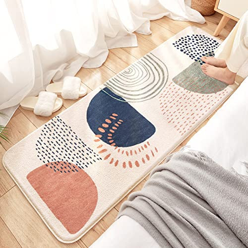 Läufer Teppich Rechteck Runner Modern Kinderteppich Waschbare für Babyzimmer Kleinkinderzimmer Wohnzimmer Schlafzimmer Kinderteppiche Teppiche Flauschige Kinder Schutzmatten Kindermatte 40 x 120 cm