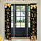 Happy 13th Birthday Door Banner Party Decorations,Black Gold Fabric 13th Birthday Door Porch Sign Banner for boys Girls Women Men 13 Years Old Birthday Party Indoor Outdoor Decor Supplies