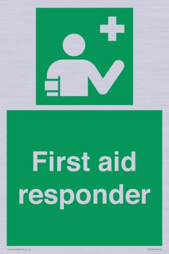 Schild First Aid Responder, 200 x 300 mm, A4P