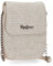 Pepe Jeans Maddie Borsa a tracolla per cellulare Beige 13,5 x 17,5 x 4 cm Poliestere con dettagli in finta pelle, Beige, Bandolera Portamóvil, Borsa a tracolla per cellulare