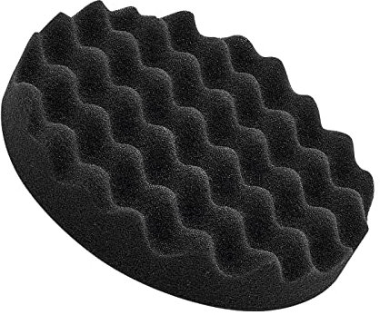 10 Stück Polierschwamm Premium 125 x 25mm anthrazit gewaffelt Hochglanz/Finish