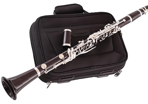 Profi-Klarinette Aus Holz, Orchesterklarinette, B-Holzinstrument Mit 17 Tasten Anfänger klarinetten