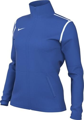 Nike W NK DF Park20 TRK JKT K R Longueur des Hanches, Bleu Roi/Blanc, m Femme