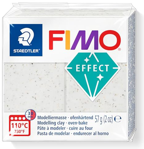 STAEDTLER FIMO effect 8010 Botanical Ofenhärtende Modelliermasse, Einzelprodukt botanical seealge, 8010-070