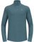 Odlo Herren Laufshirt Langarm Essential Thermal I Sport Shirt Männer Oberteil Midlayer Fitness Sweater, Provincial Blue Melange, XL EU